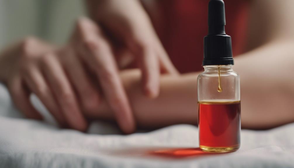 allergic reaction to castor oil