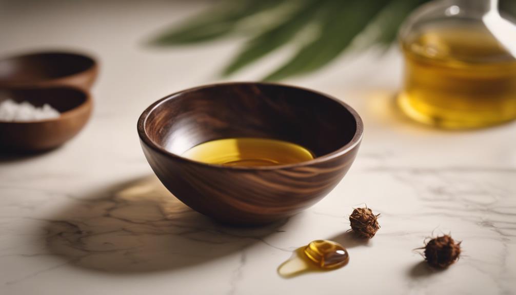 blending castor oil properly