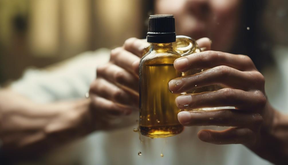 castor oil and blindness