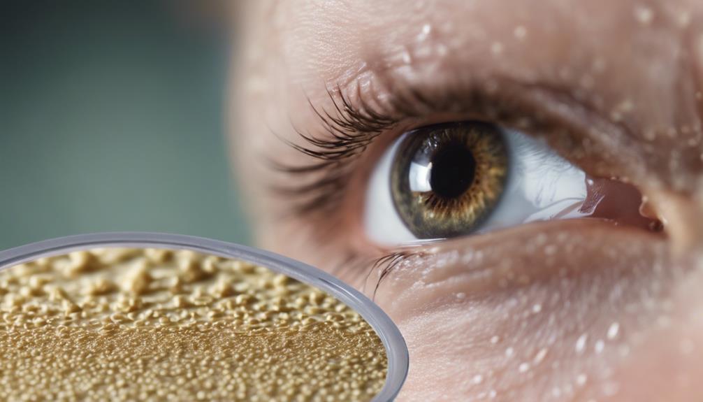 castor oil and pores