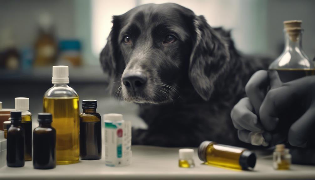 castor oil poisoning management