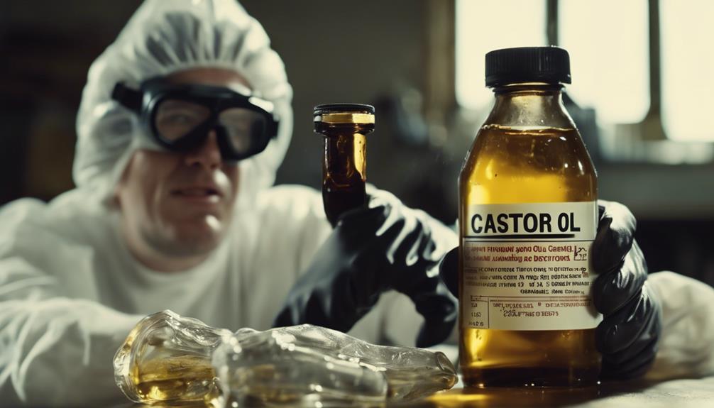 castor oil safety measures