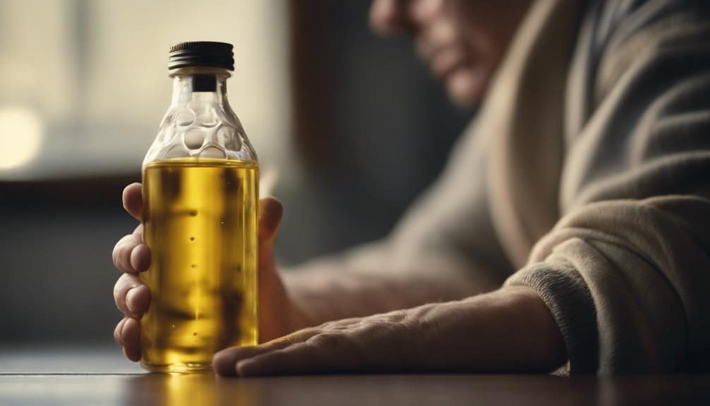 castor oil warning signs