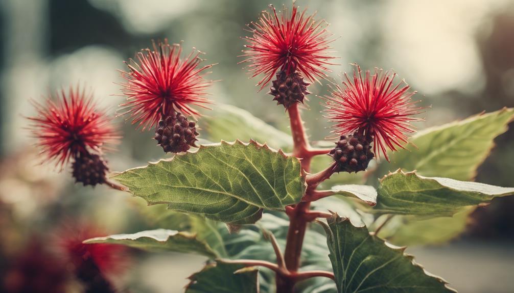 castor plant uses ricin