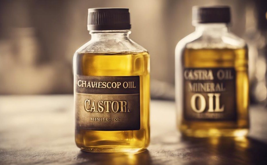 difference between castor oil
