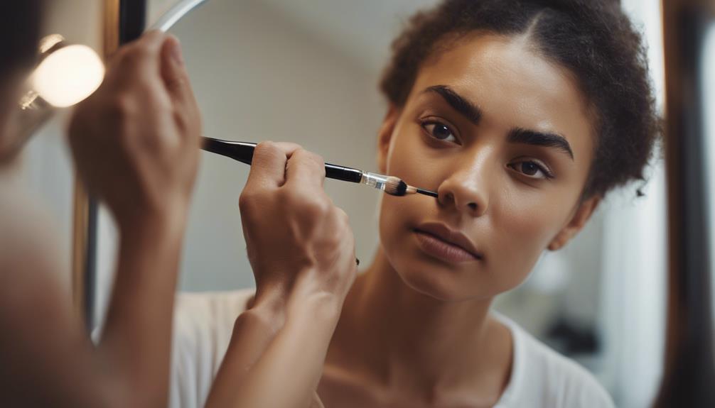 eyebrow growth with castor oil