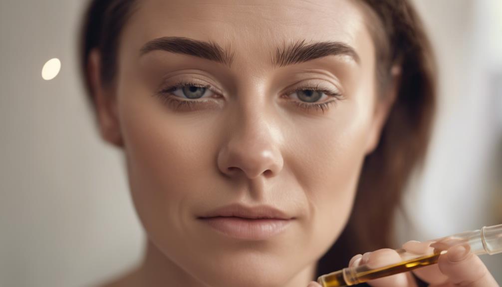 eyebrow growth with castor oil