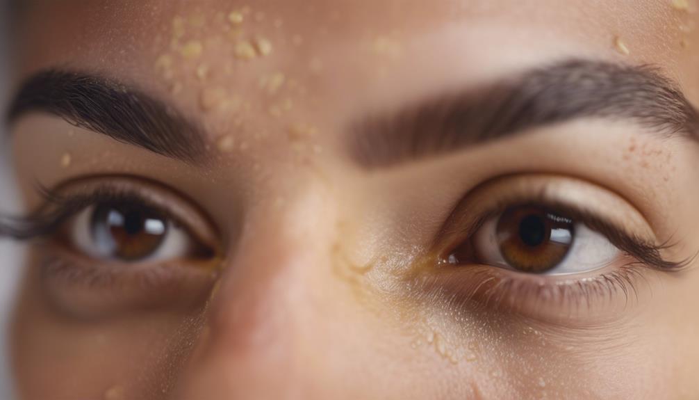 eyebrow growth with castor oil