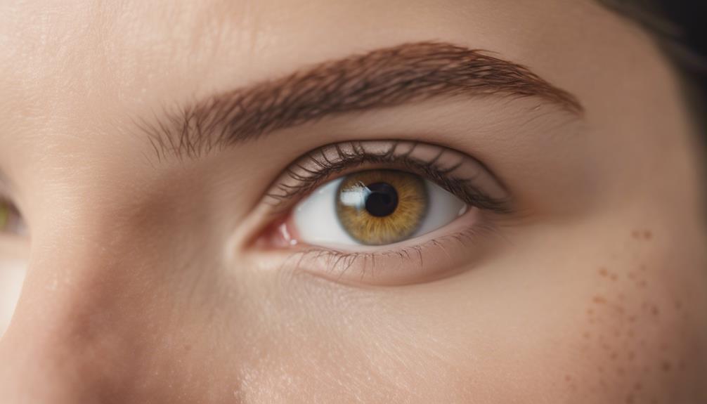 eyebrows and castor oil