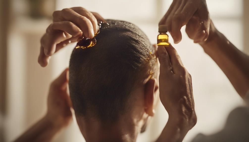 hairline care with castor oil