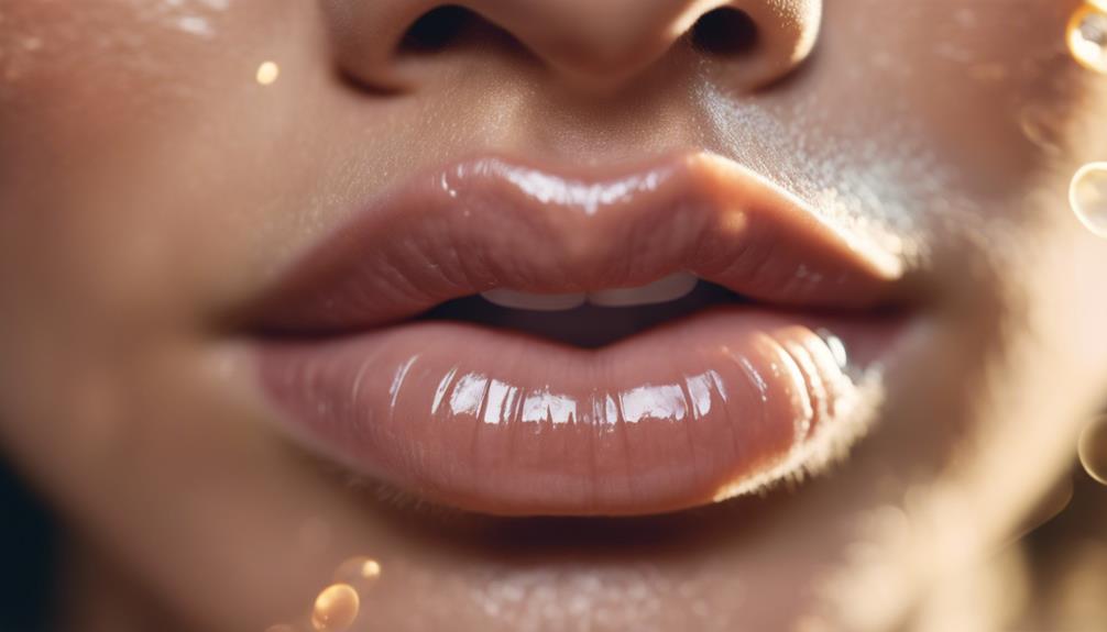 healthy lips with castor