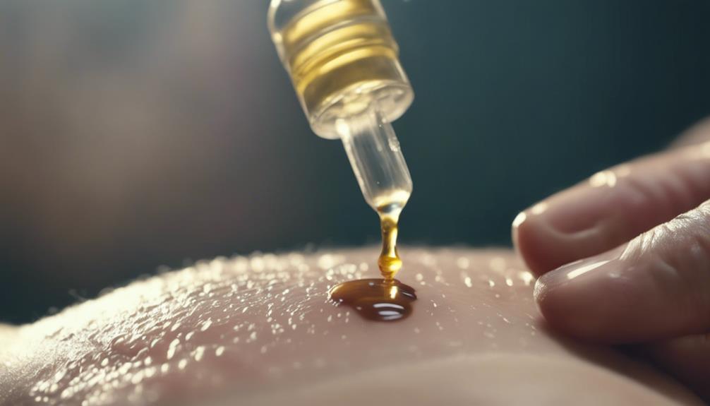 moles and castor oil