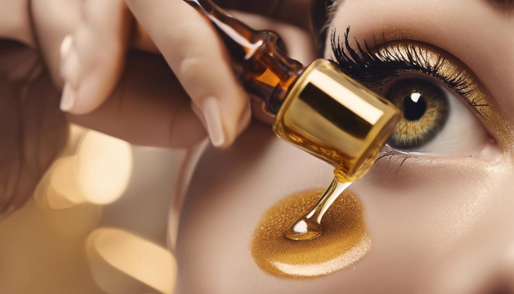 nourish lashes with castor oil