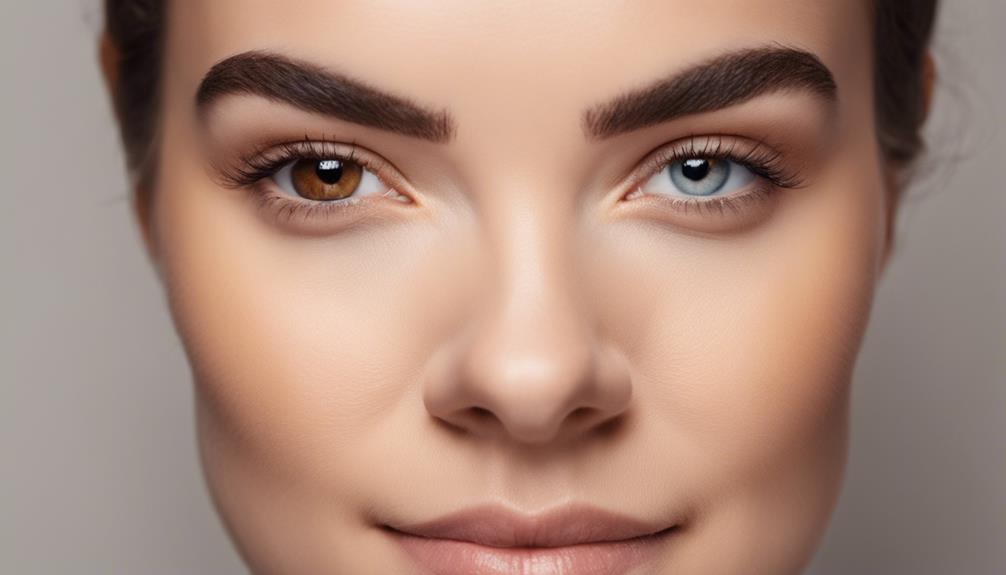 nourishing eyebrows with castor oil