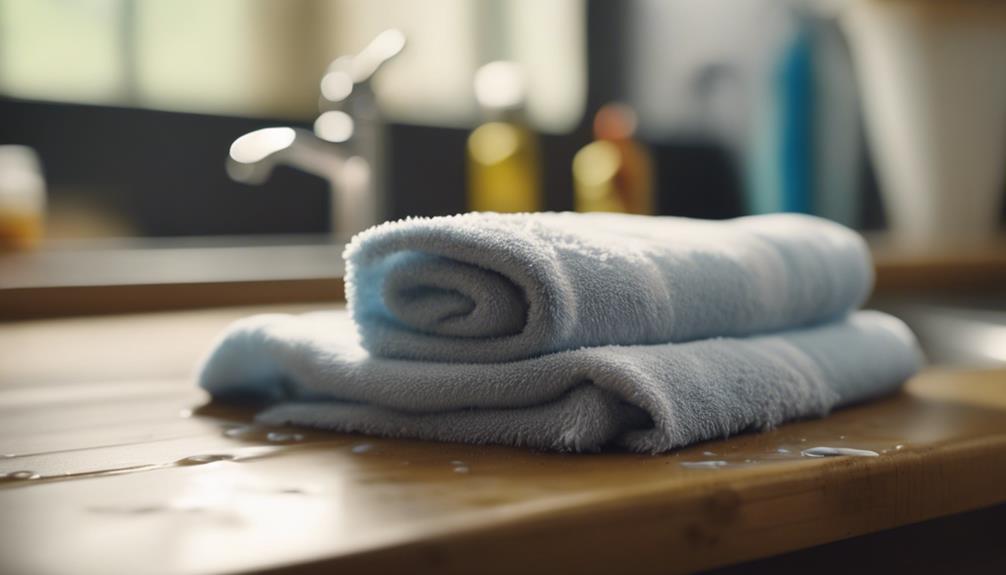 post castor oil pack cleanup