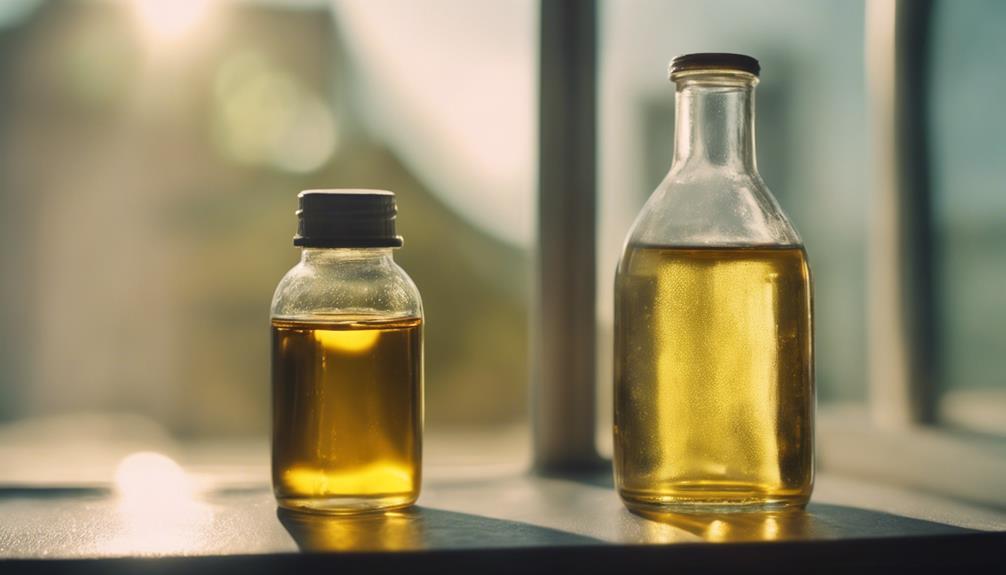 preservation of castor oil