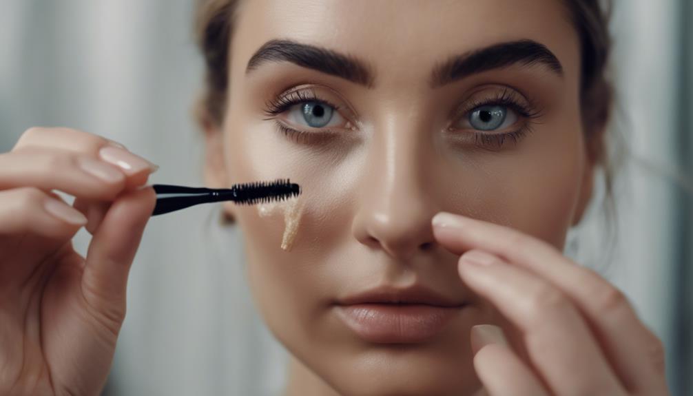 prevent eyebrow hair stains