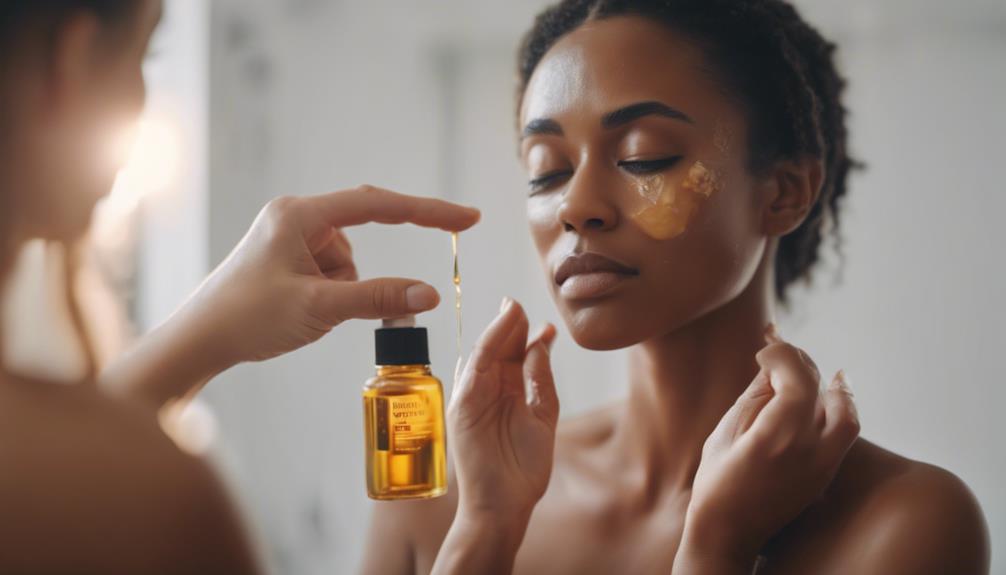 safe castor oil application