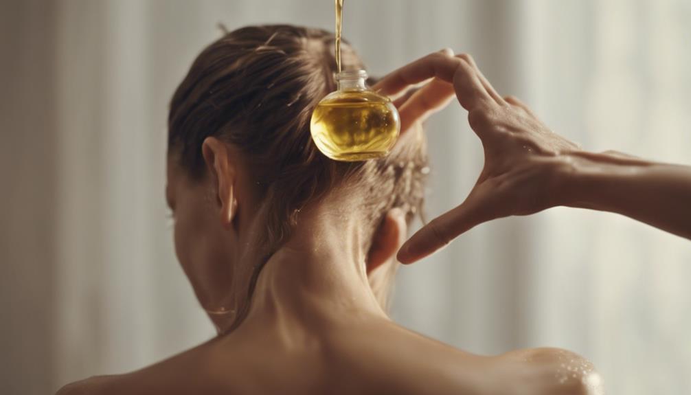 scalp care with oil