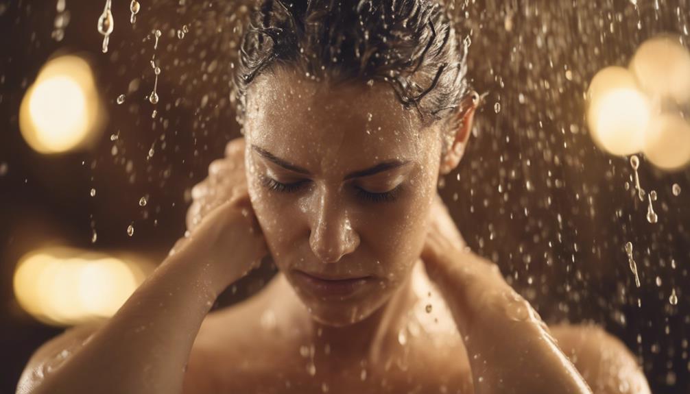 soothing spa treatment process