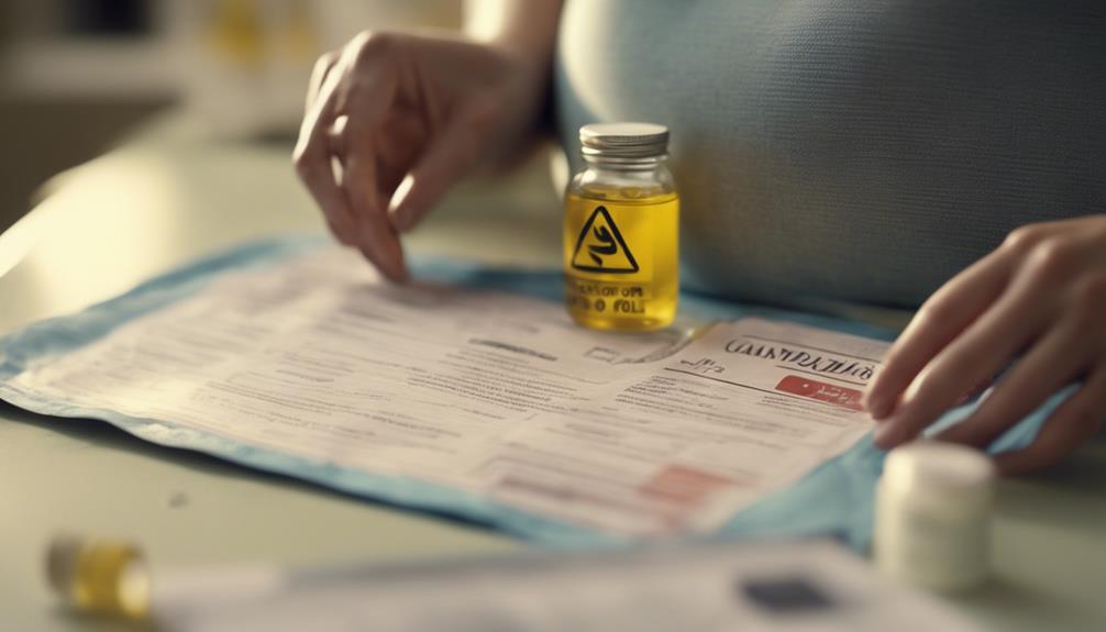 use caution with castor oil packs during pregnancy